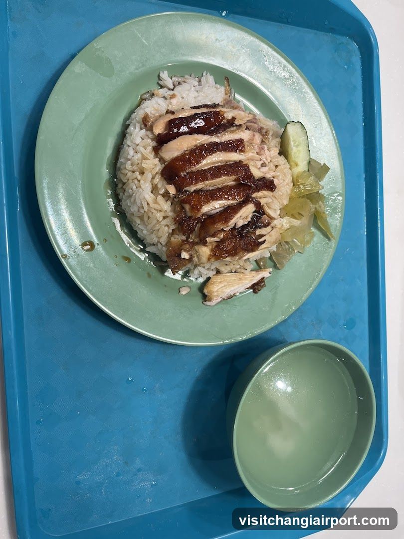 Hainanese Chicken Rice Plate