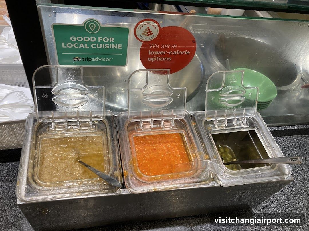 Condiment Station at Restaurant