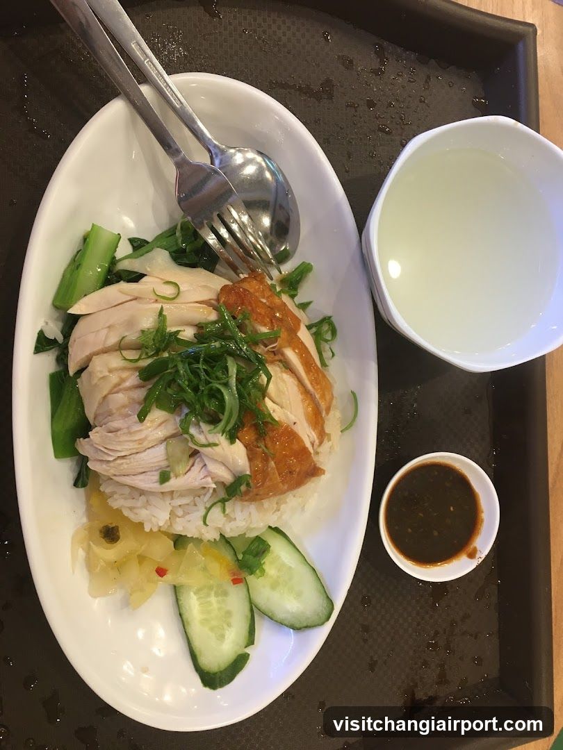 Hainanese Chicken Rice Plate