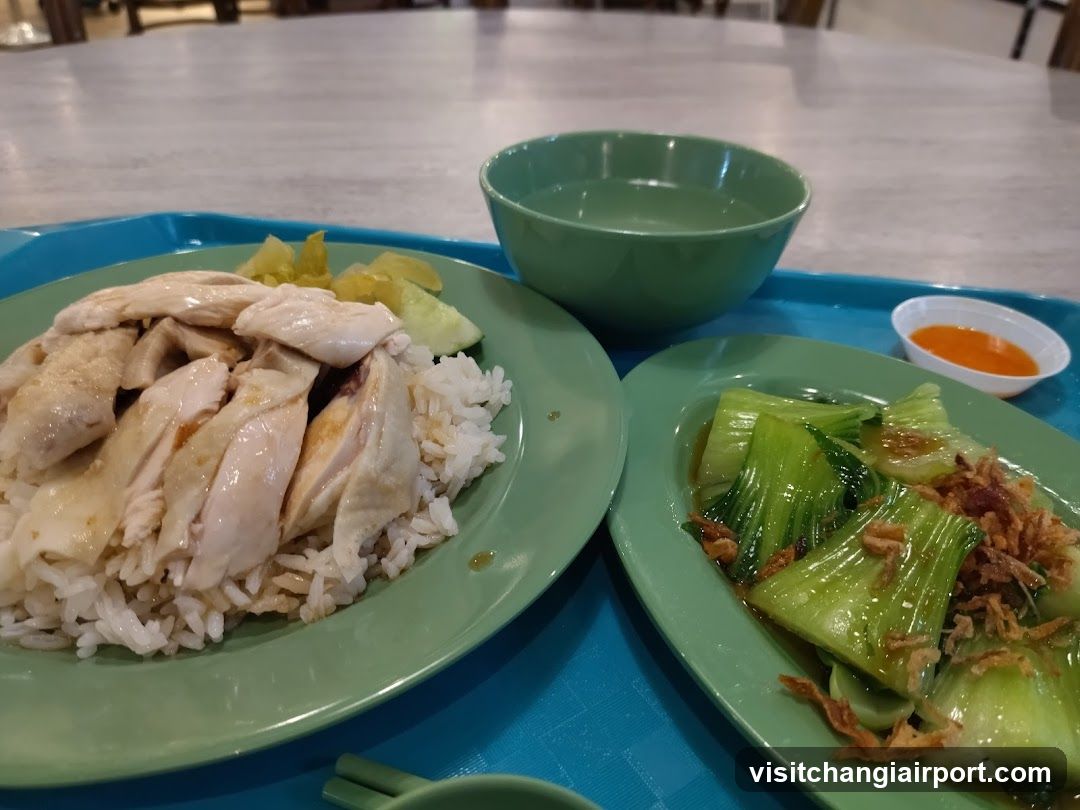 Hainanese Chicken Rice Meal