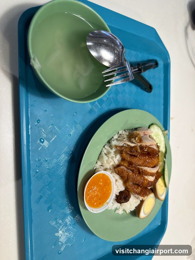 Hainanese Chicken Rice Plate
