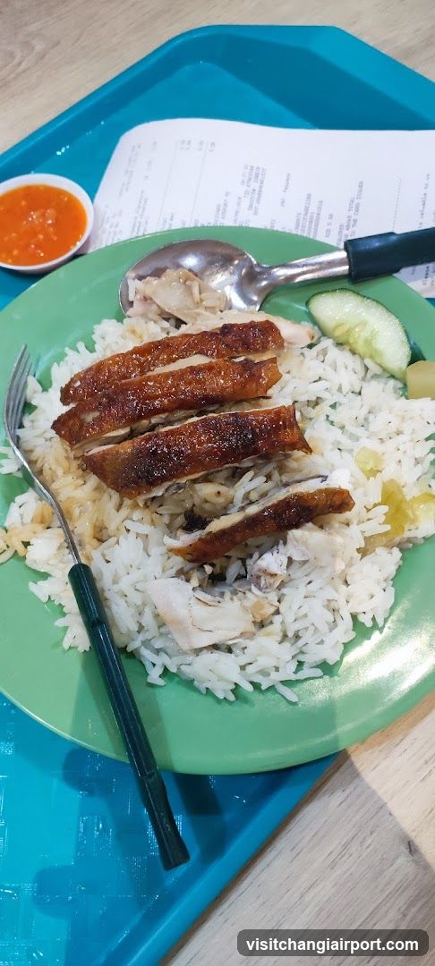 Hainanese Chicken Rice Plate