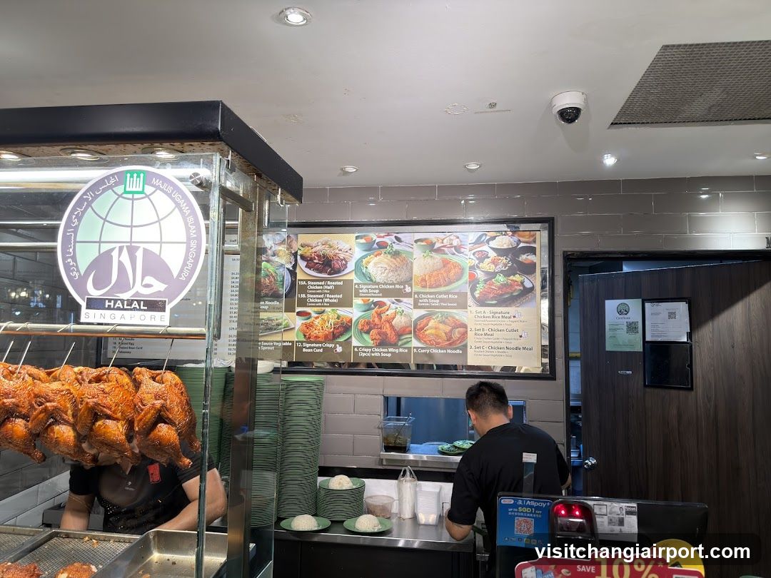 Halal Chicken Stall Interior