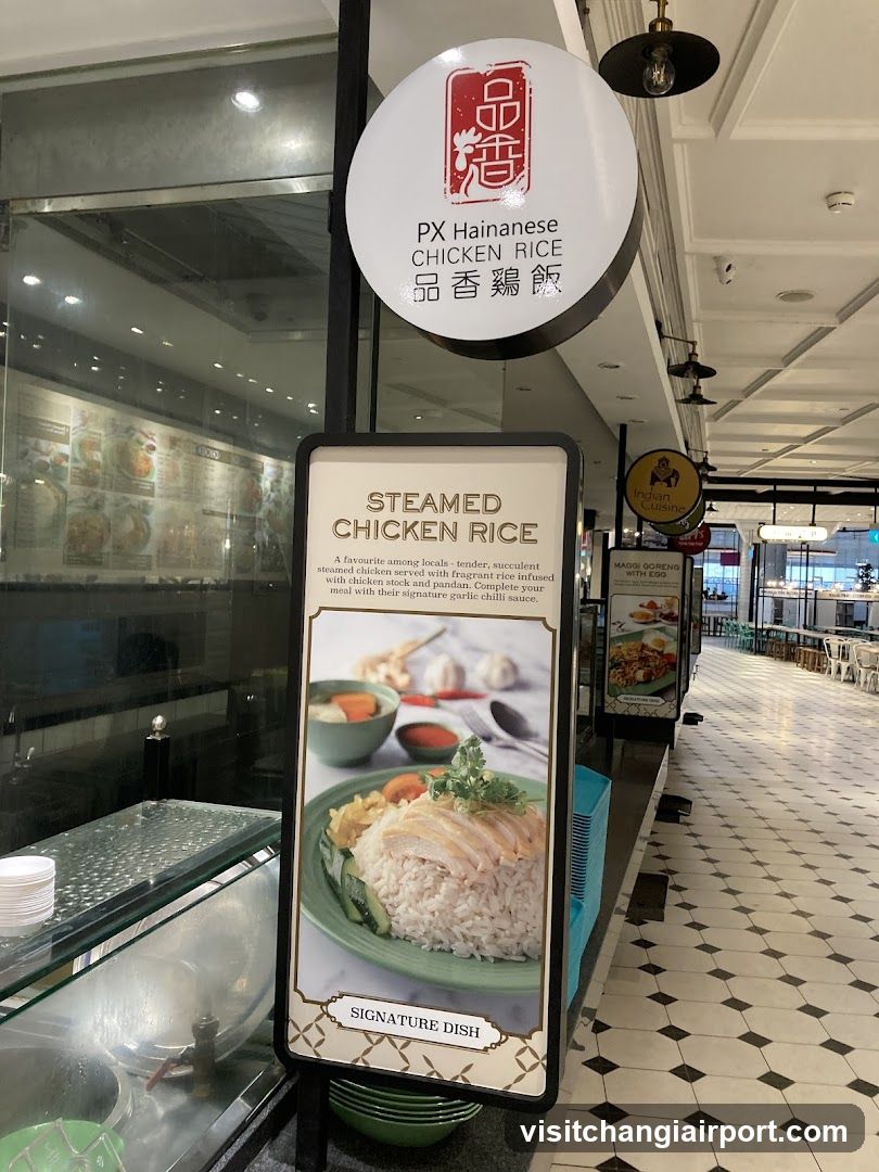 Steamed Chicken Rice Signage