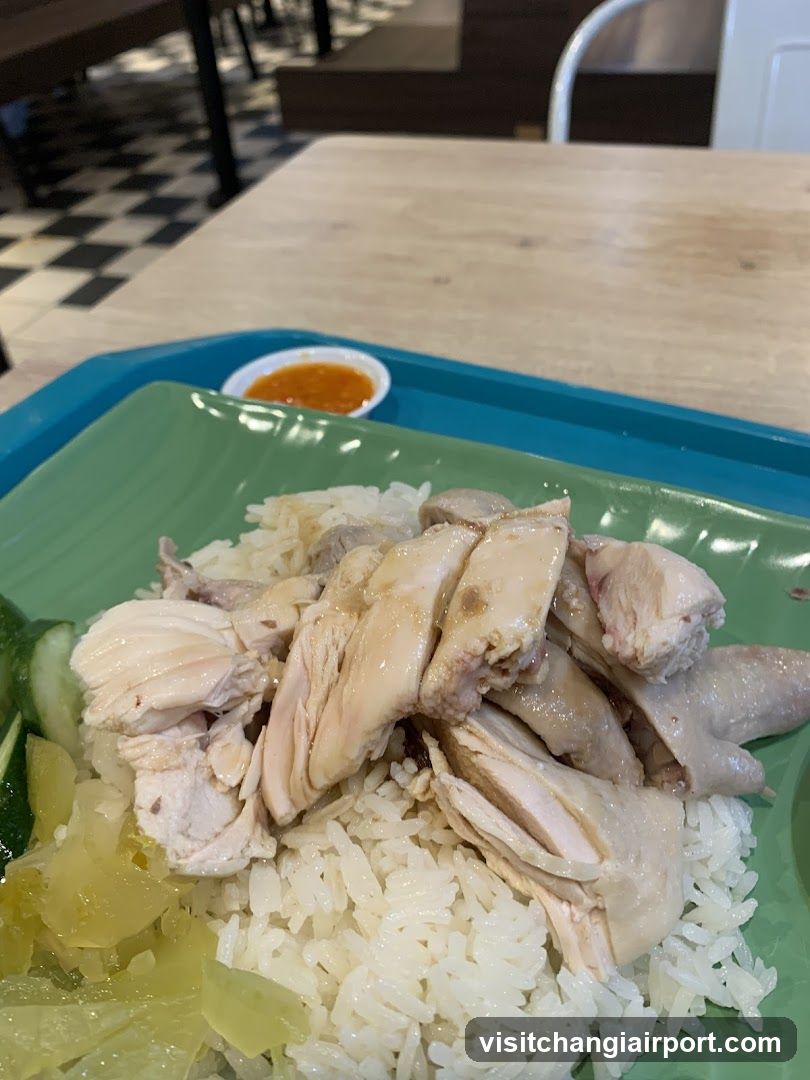 Hainanese Chicken Rice Plate