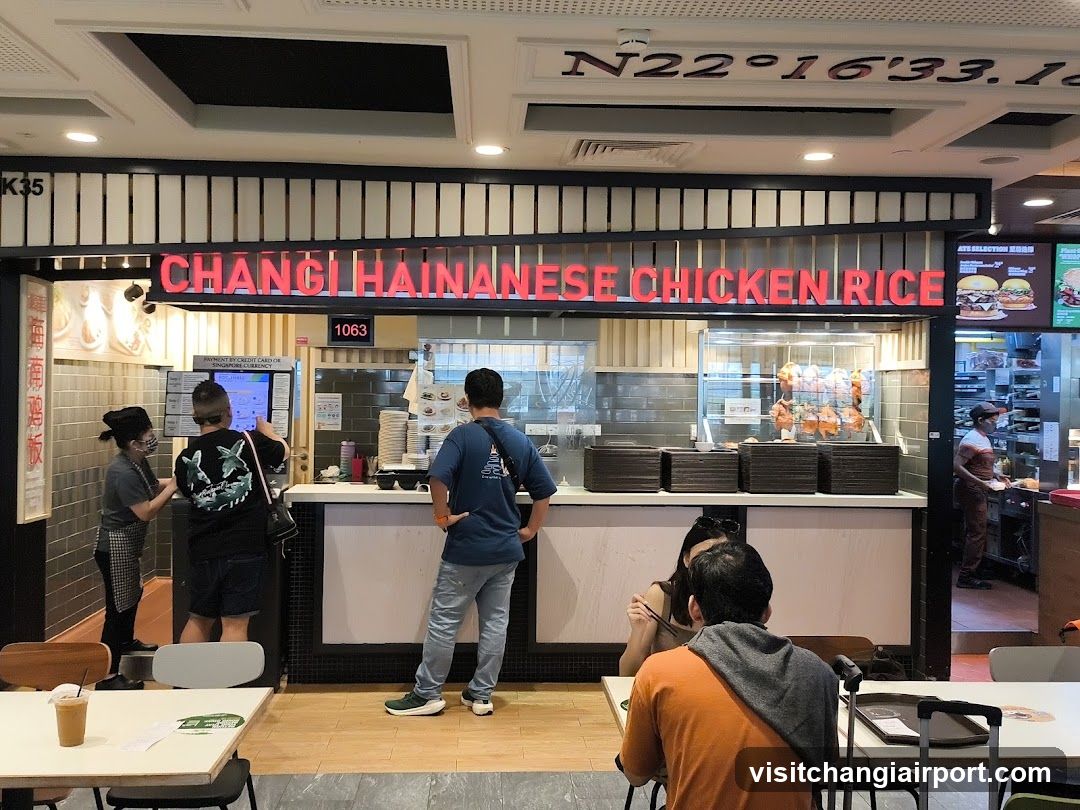 Changi Hainanese Chicken Rice Counter