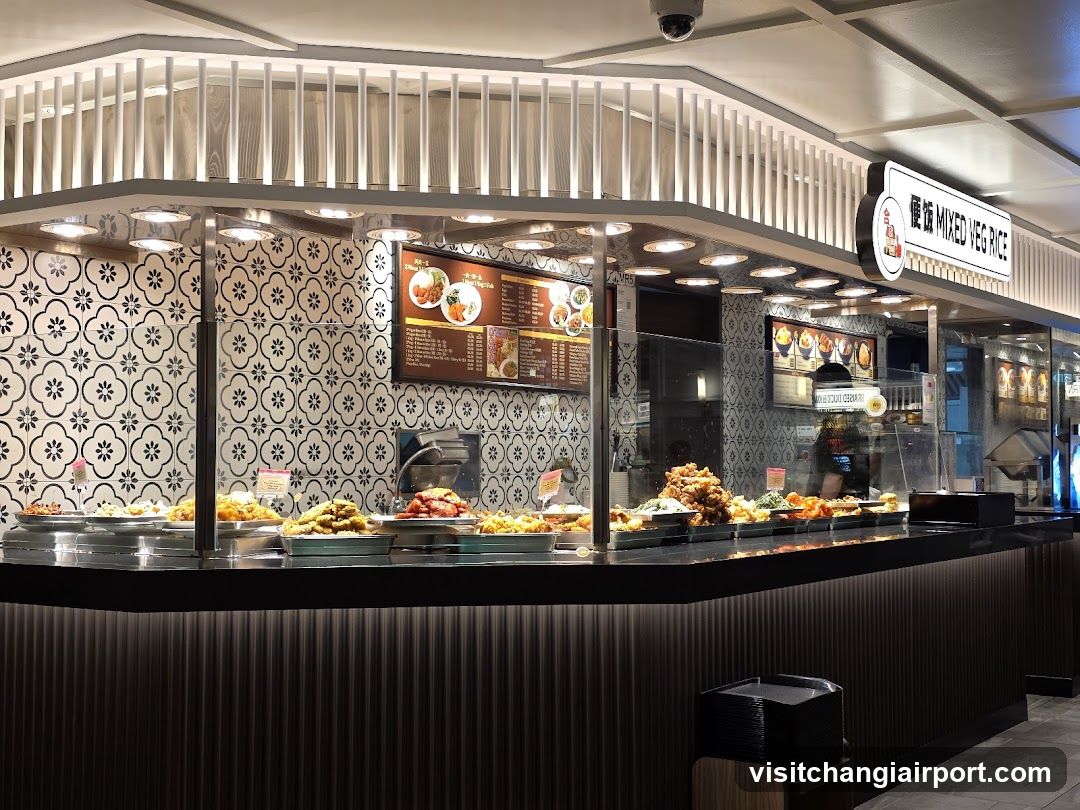 Food Stall Counter Display