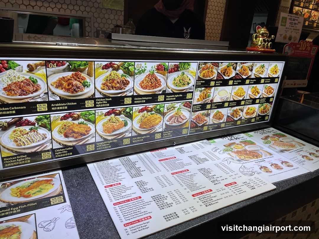 Food Menu Board Display