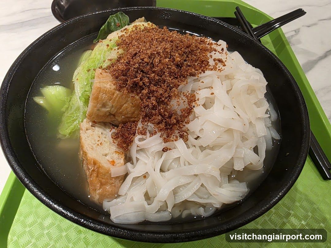 Noodle Bowl with Tofu and Broth