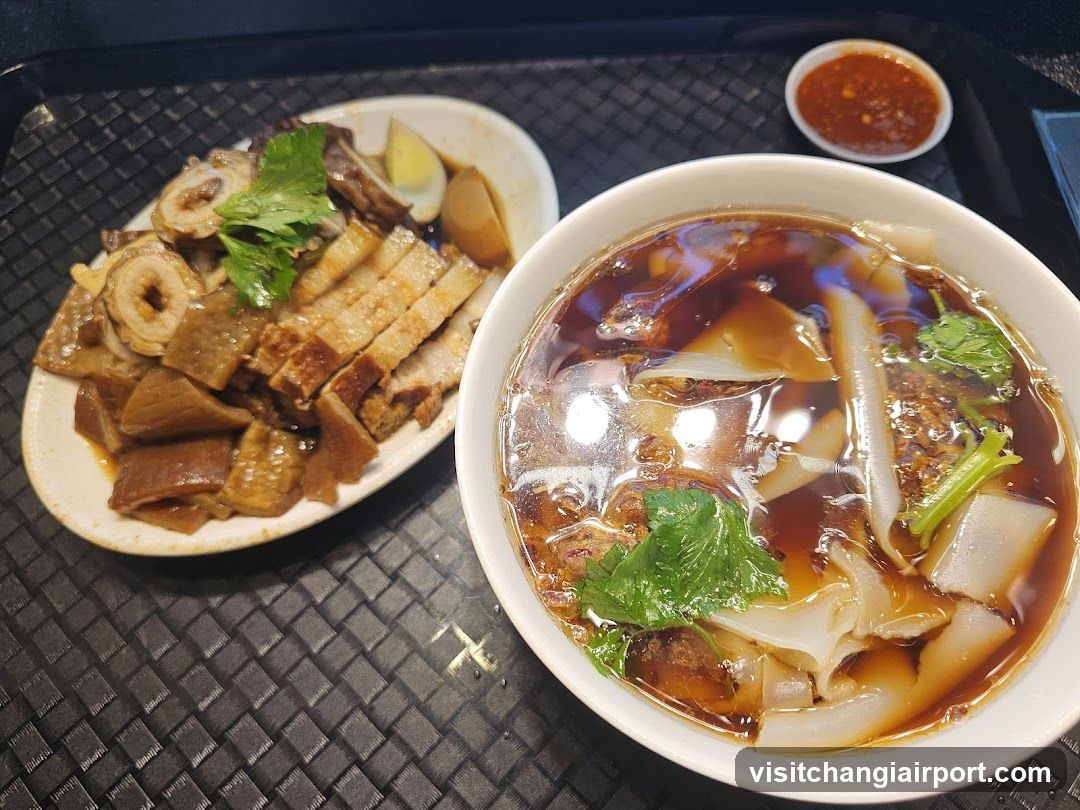Noodle and Meat Plate