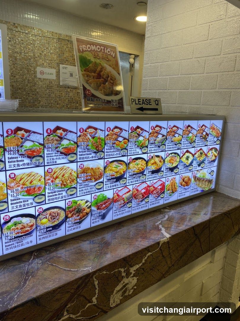Bento Box Menu Display