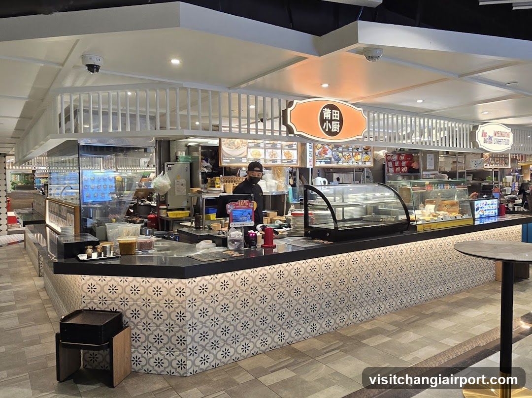 Food Stall Interior View