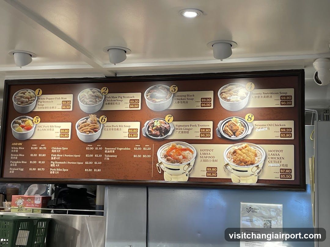 Dish Menu Board