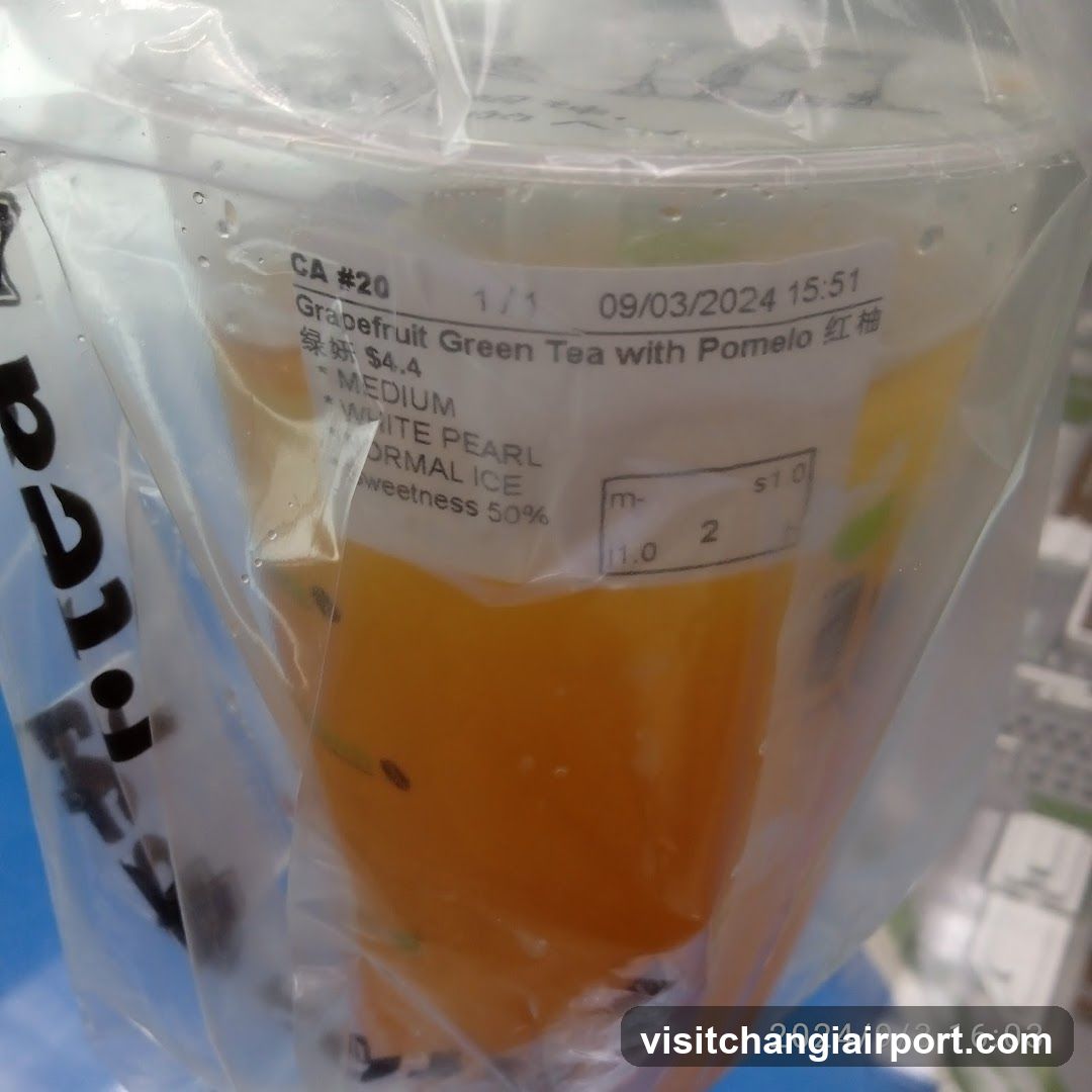 Grapfruit Green Tea with Pomelo