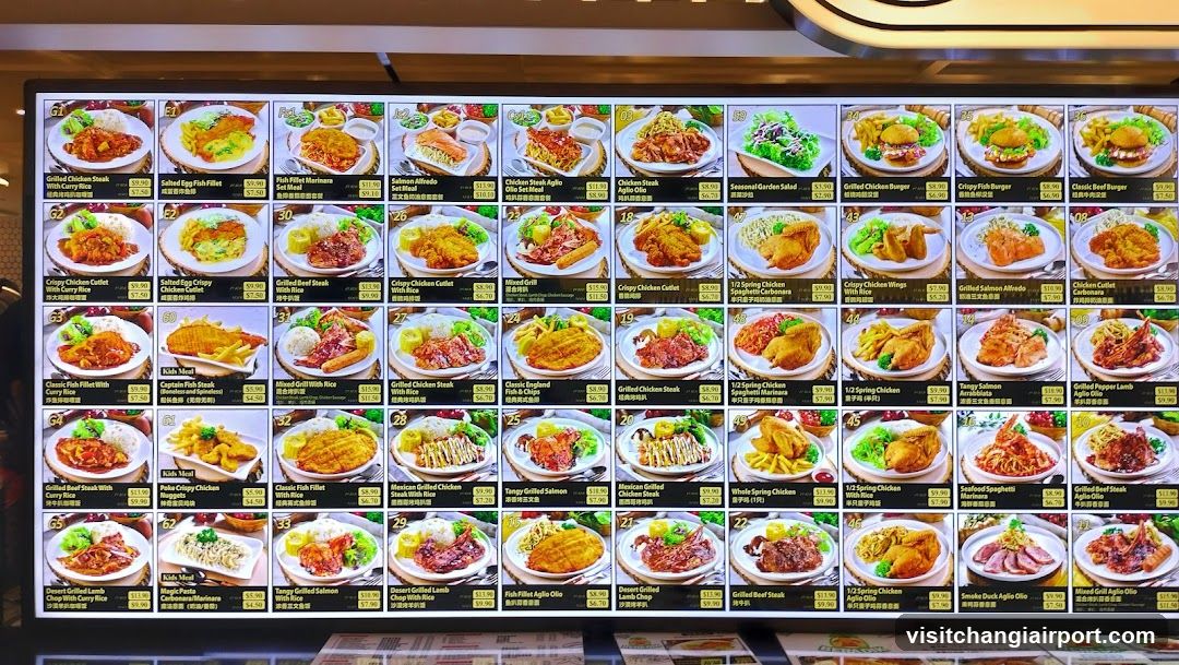 Chicken Restaurant Menu Board