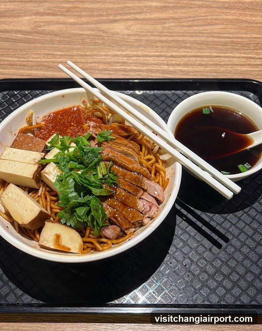 Duck Noodle Bowl with Soy Sauce