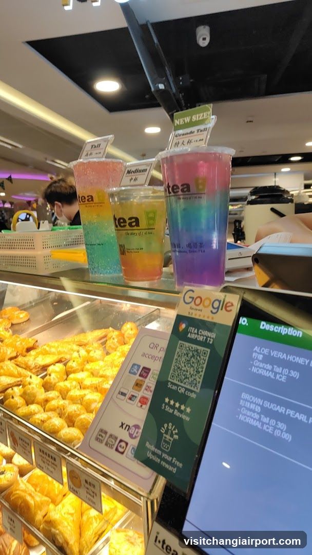 i-Tea Changi Airport Display
