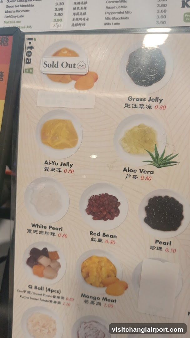 i.tea Dessert Menu