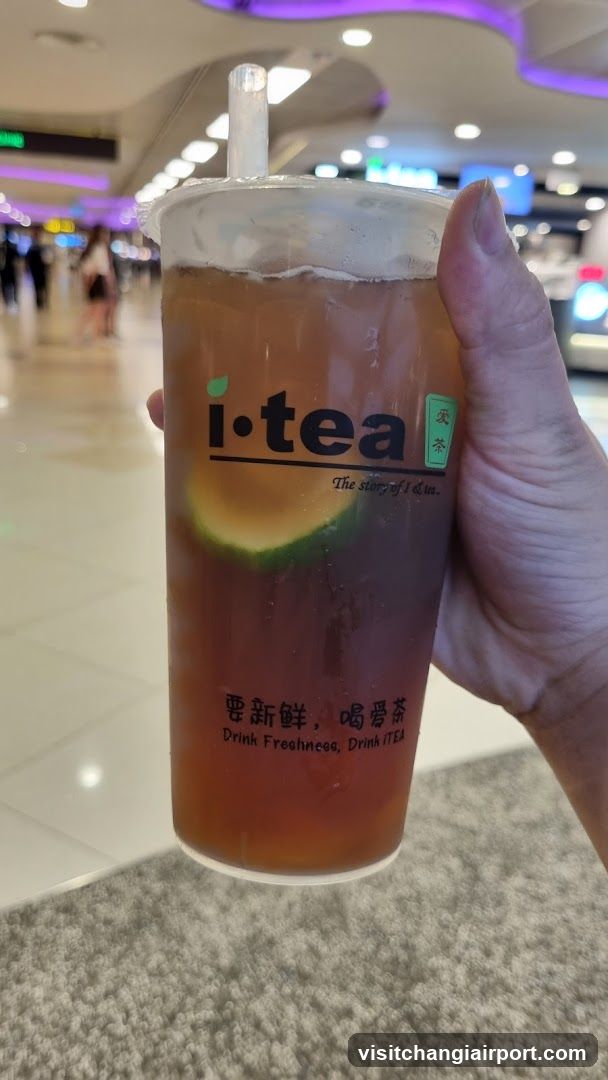i-tea drink in a cup
