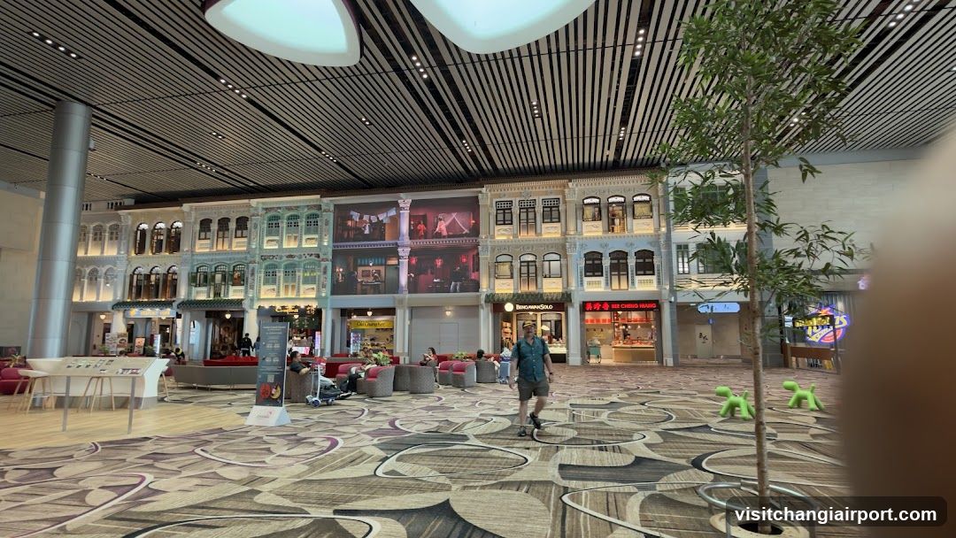 Chandelier playground at T4 Transit
