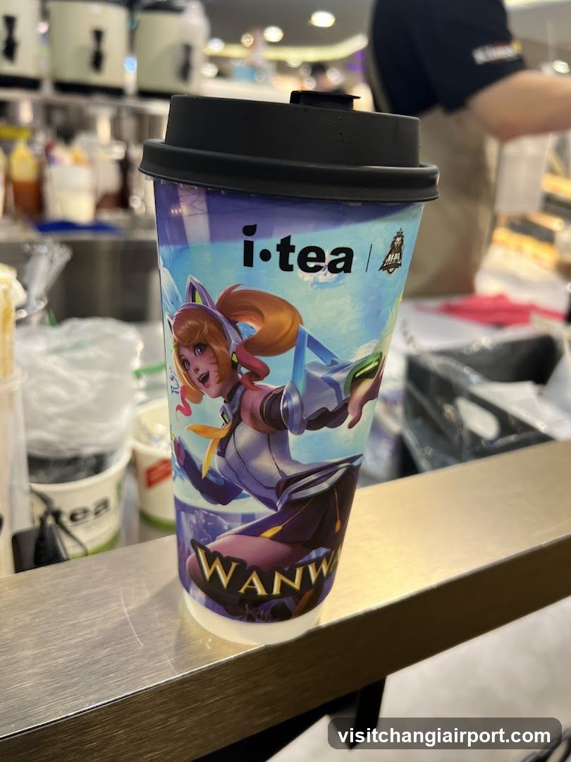i-tea Cup with Character Design