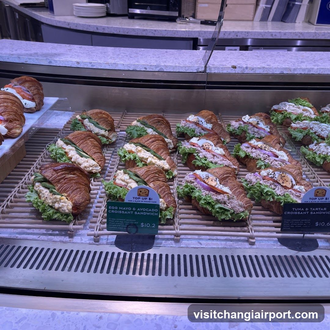 Croissant Sandwich Display