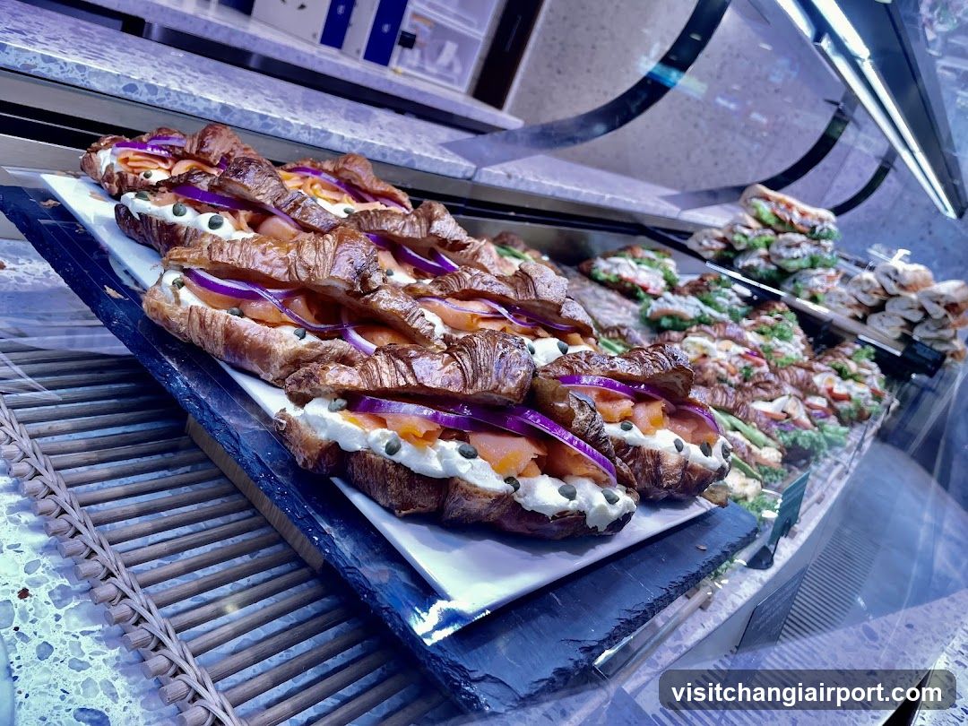 Croissant Sandwiches Display