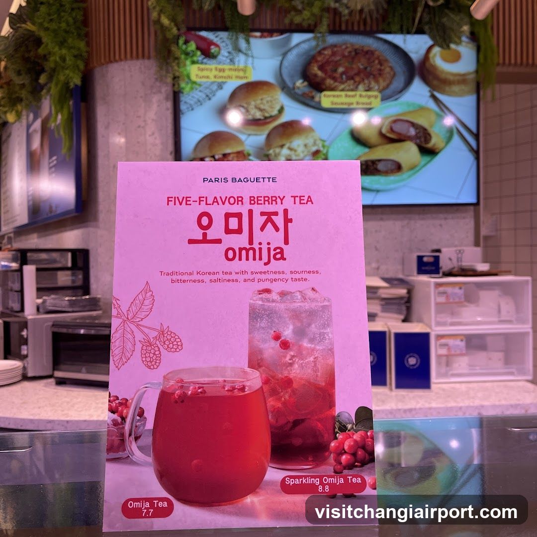 Paris Baguette Omija Tea Display