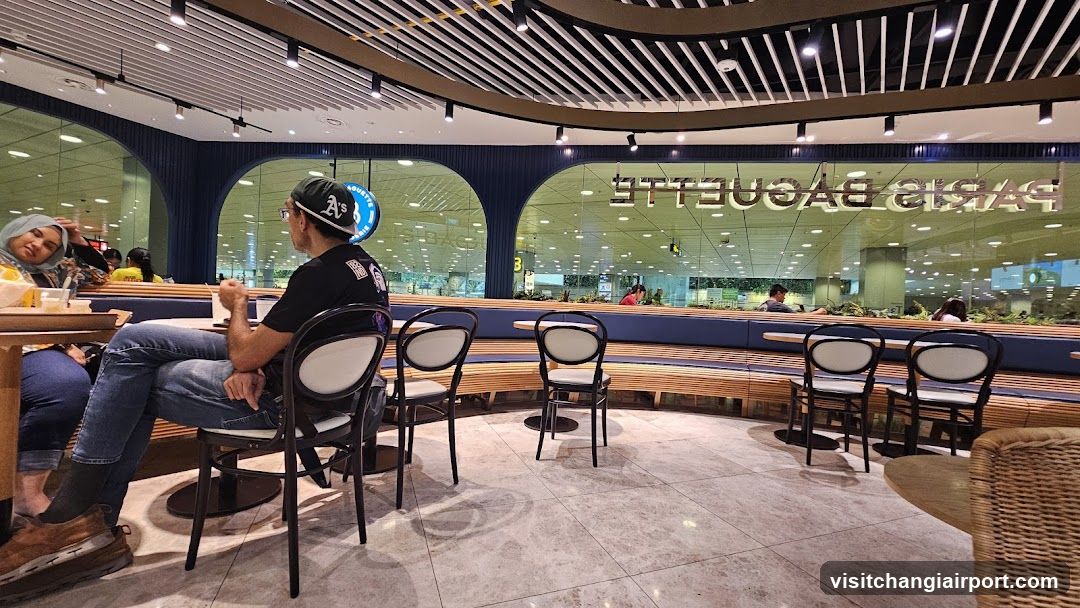 Interior of a modern café or restaurant