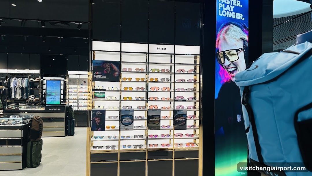 Sunglasses Display in Store