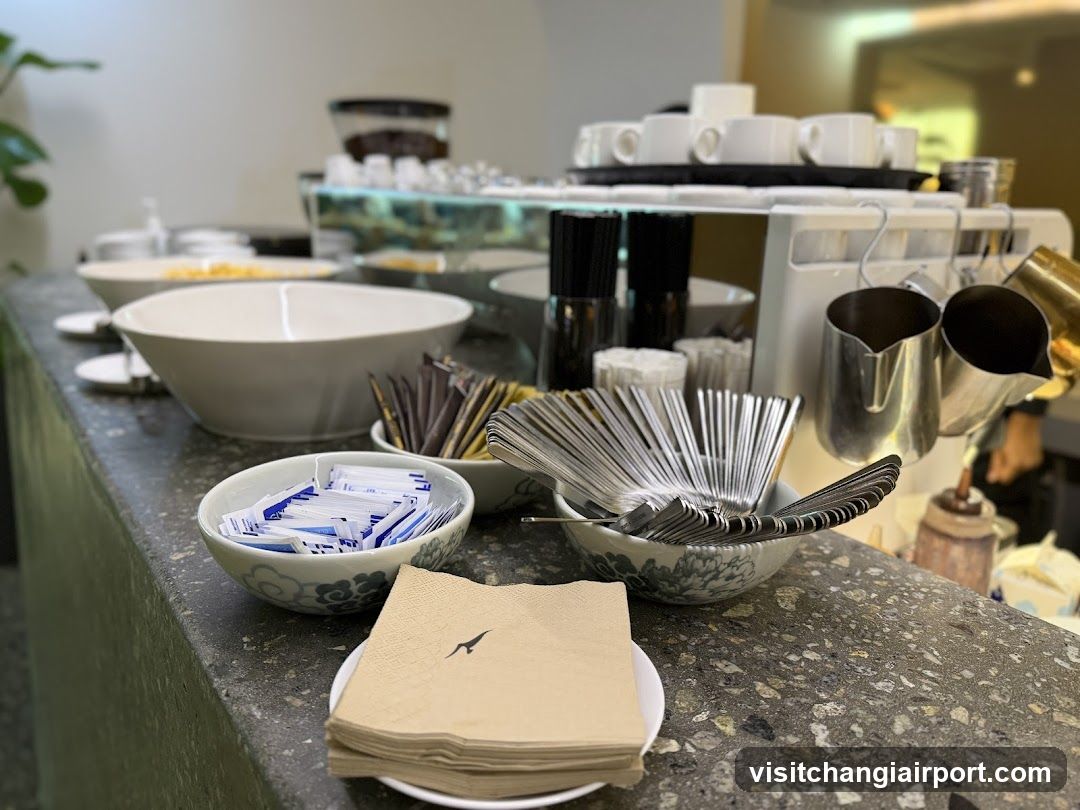 Coffee Shop Condiment Station