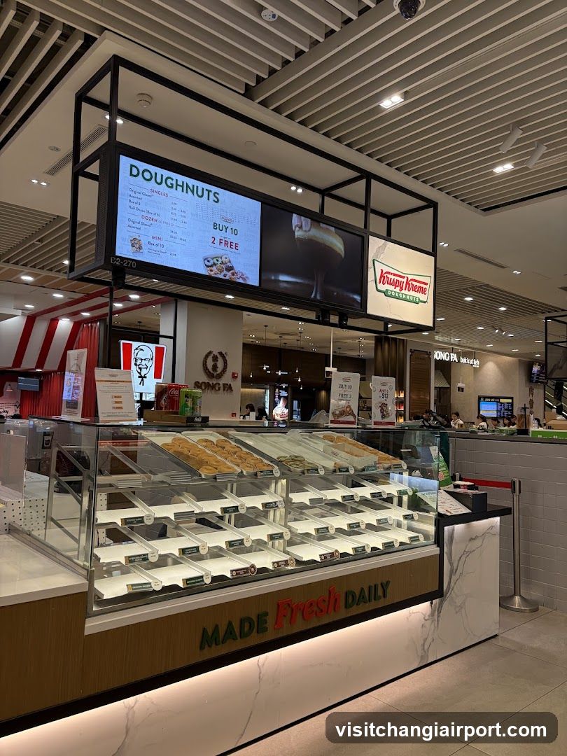Krispy Kreme Doughnut Shop Interior