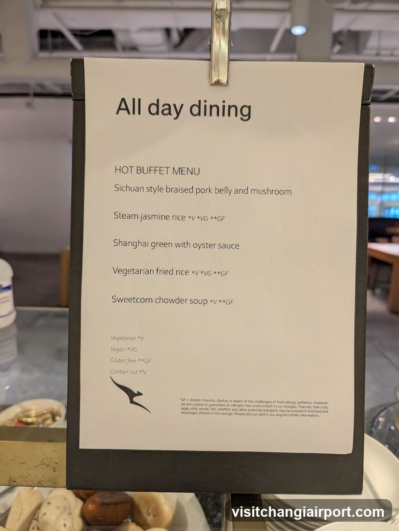 All day dining HOT BUFFET MENU