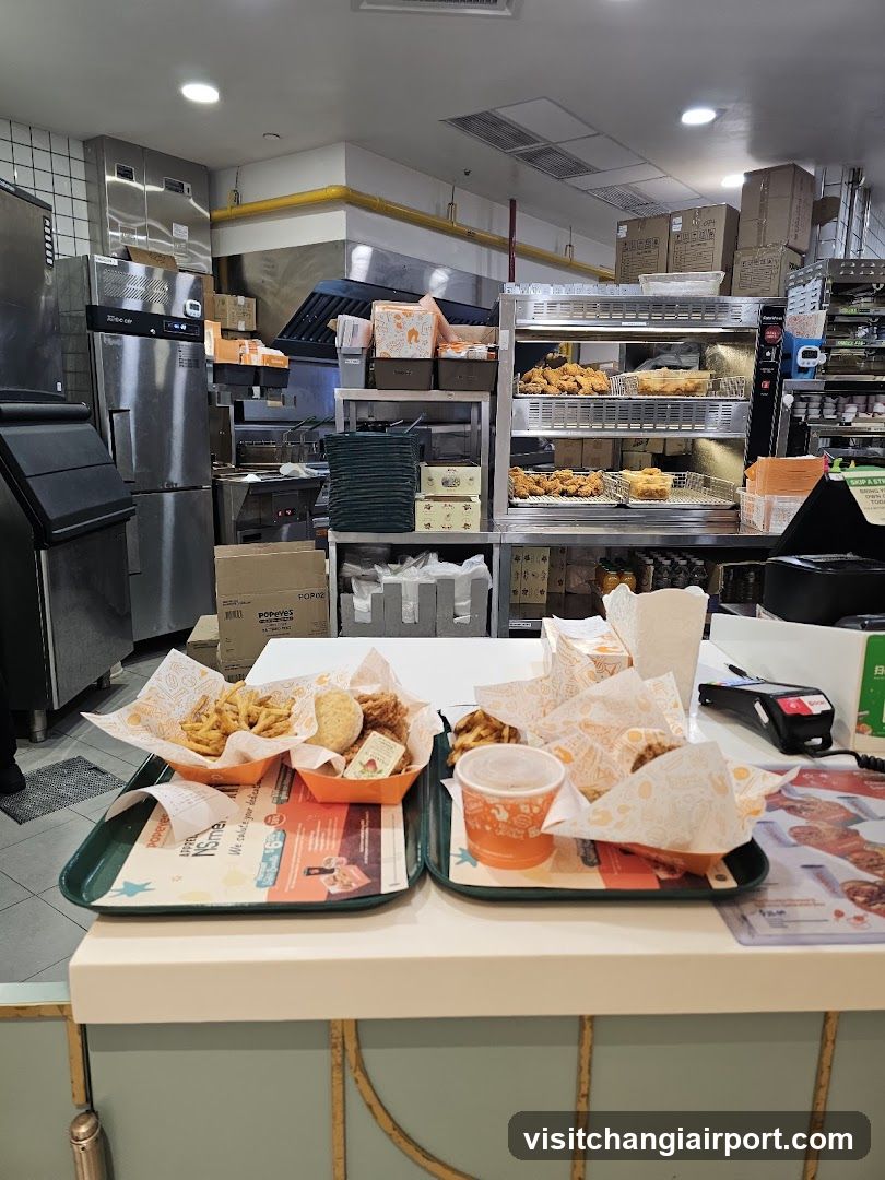 Popeyes Changi Airport T1
