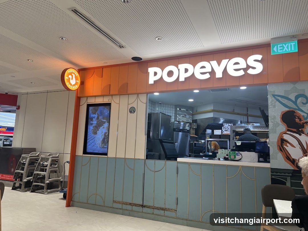 Popeyes Changi Airport T1