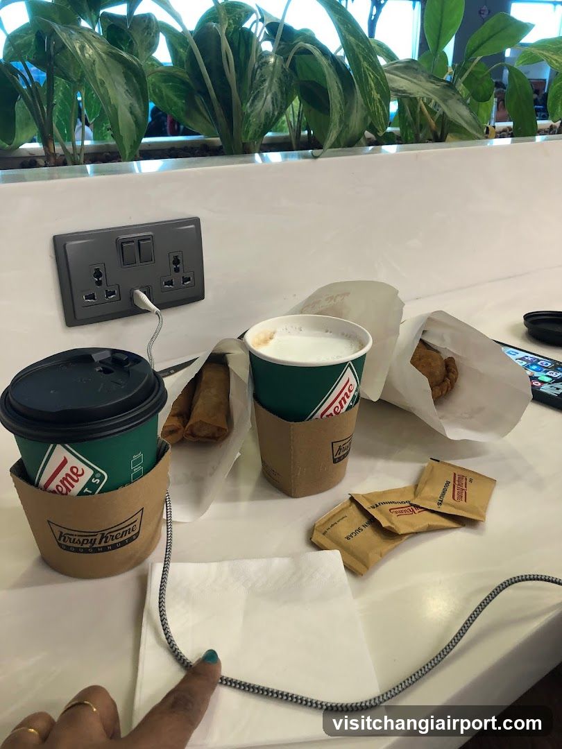 Krispy Kreme Coffee and Food