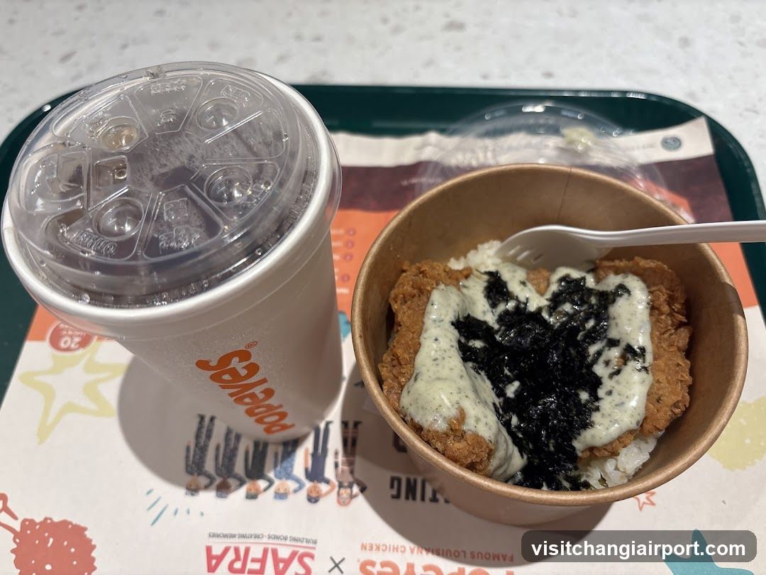 Food Tray with Drink and Bowl