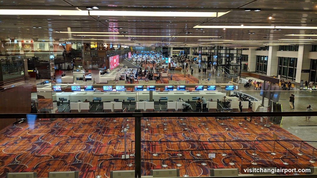 Airport Terminal Interior View