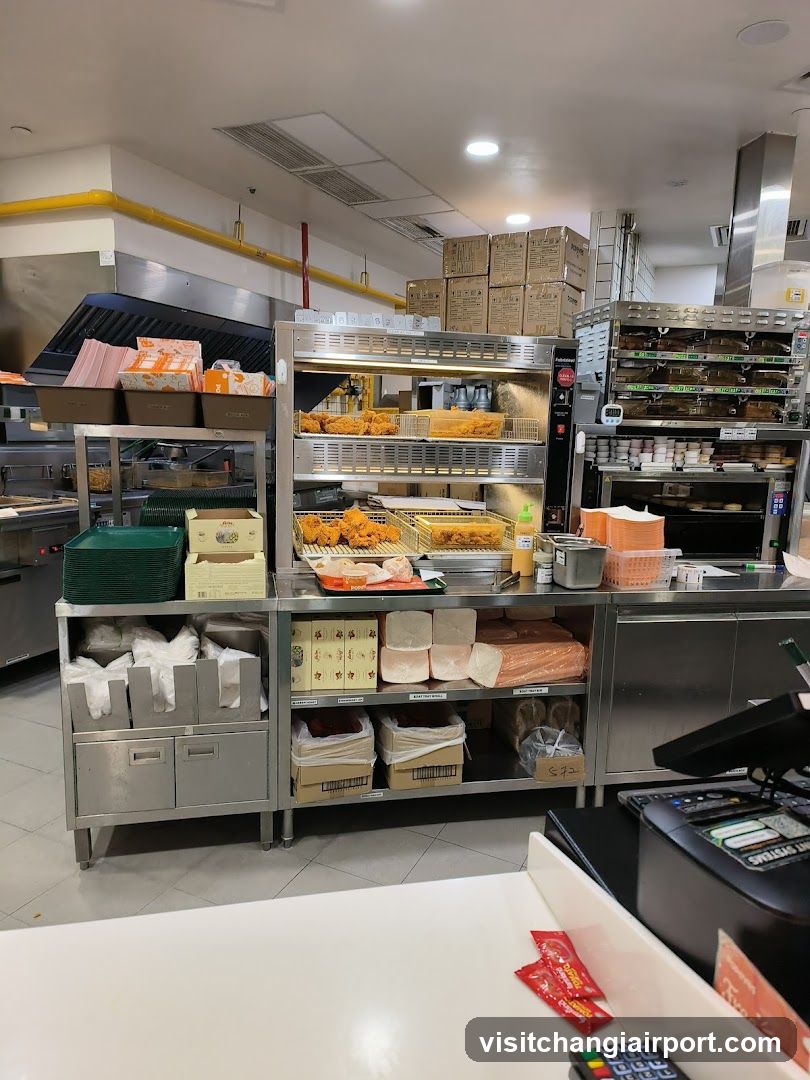 Food Service Counter Interior
