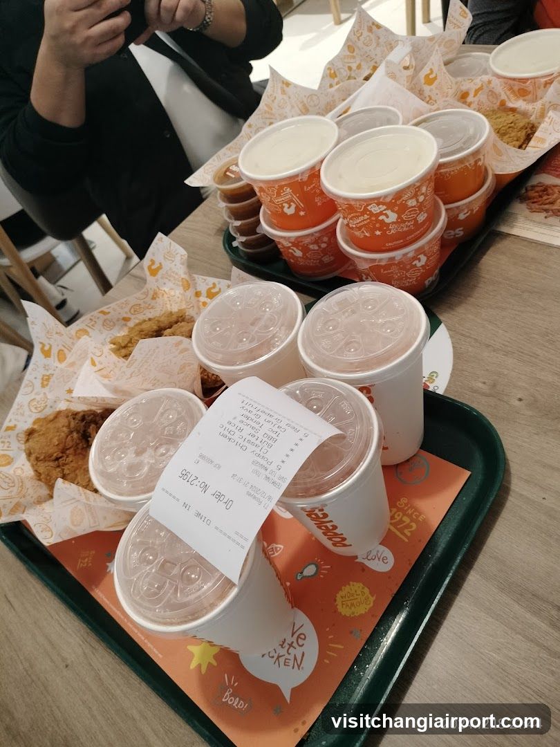 Food Order on Tray