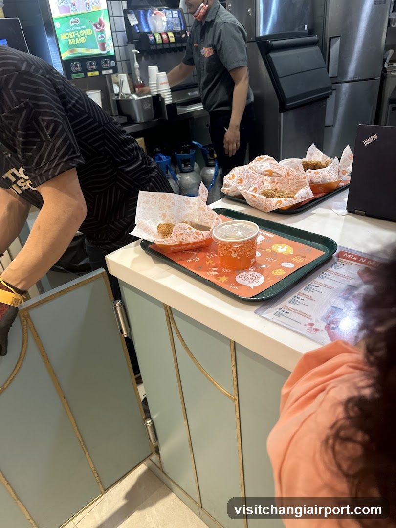 Fast Food Counter Interior