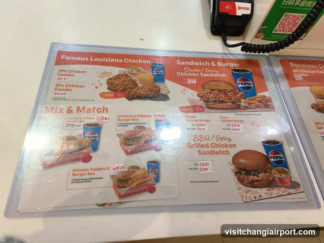 Famous Louisiana Chicken Menu