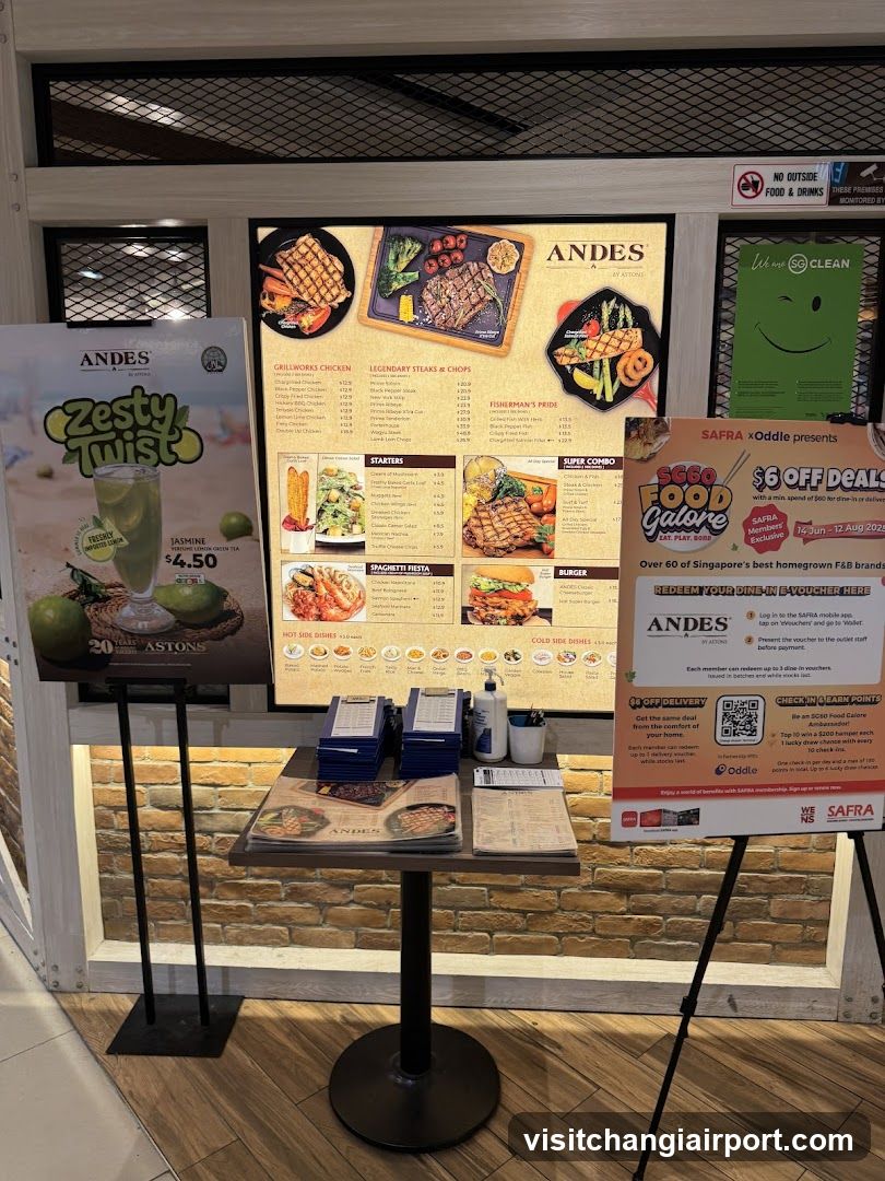 Andes Restaurant Display