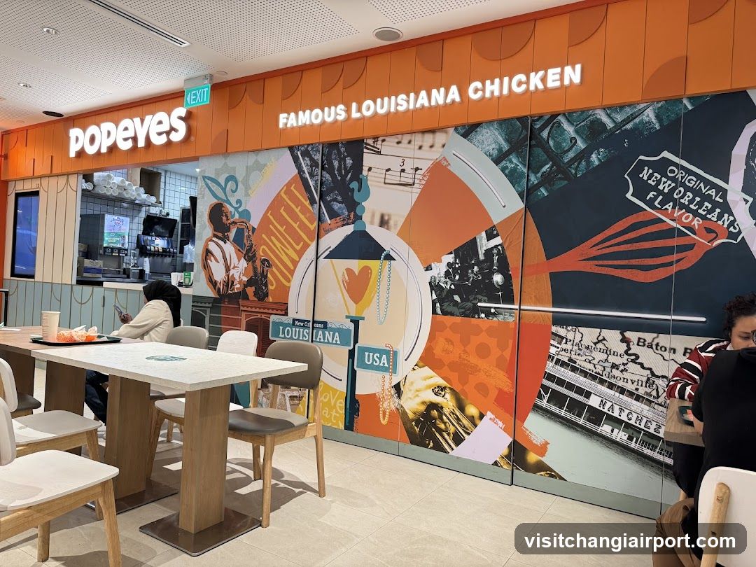 Famous Louisiana Chicken and Popeyes Interior