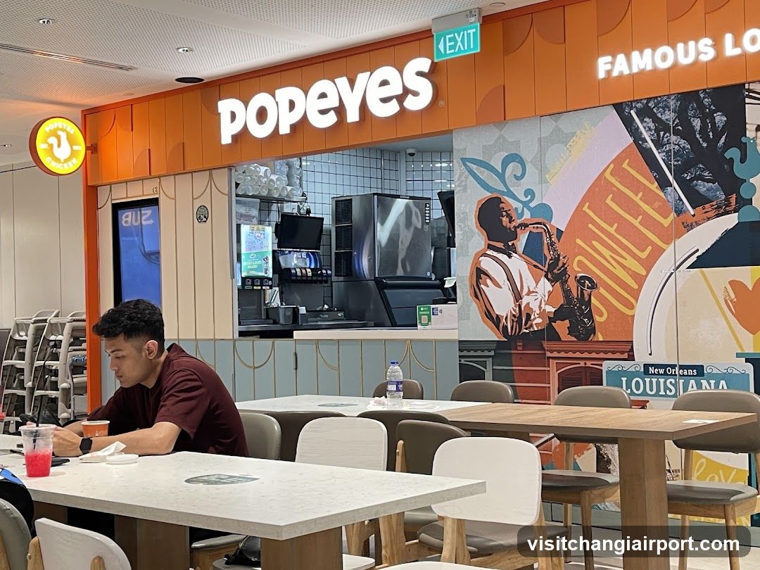 Popeyes Interior Dining Area