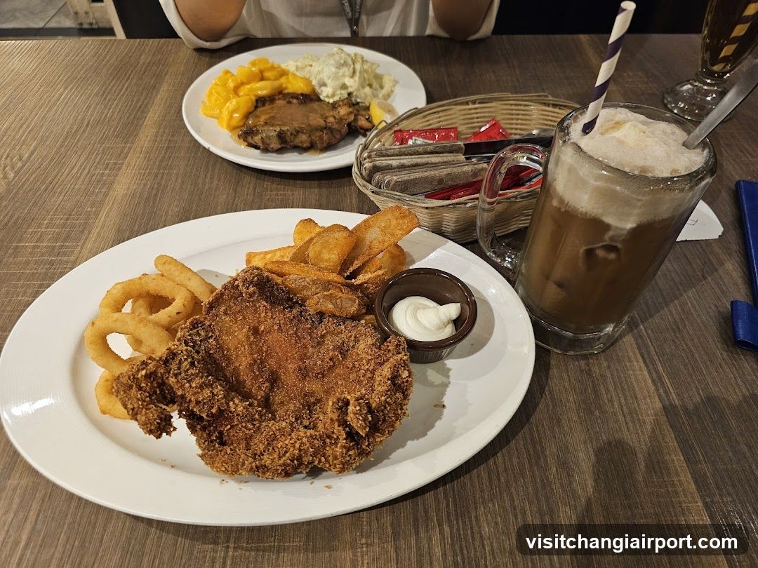 Fried Chicken Meal with Drink