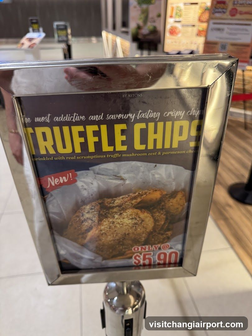 Truffle Chips Advertisement