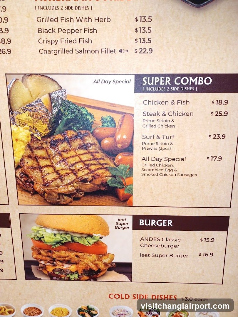Restaurant Menu Page