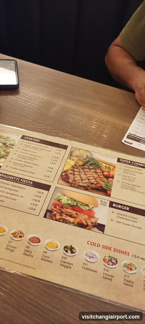 Restaurant Menu Display