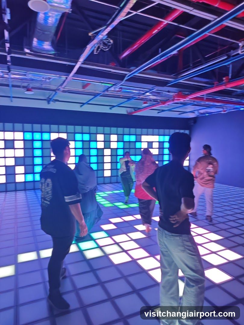 Interactive LED Dance Floor Experience